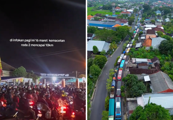Antrean di Pelabuhan Gilimanuk Mengular Capai Sekitar 30 km