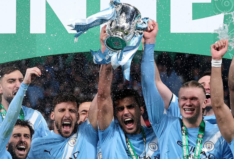 Arsenal vs Man City 0-2 The Citizens Sabet Gelar Piala Liga Inggris