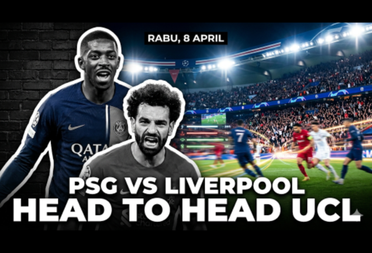 Head to Head PSG vs Liverpool Rabu 8 April di Perempat Final Liga Champions