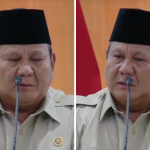 Prabowo Menangis Haru saat Apresiasi Bantuan RI untuk Gaza dari Baznas