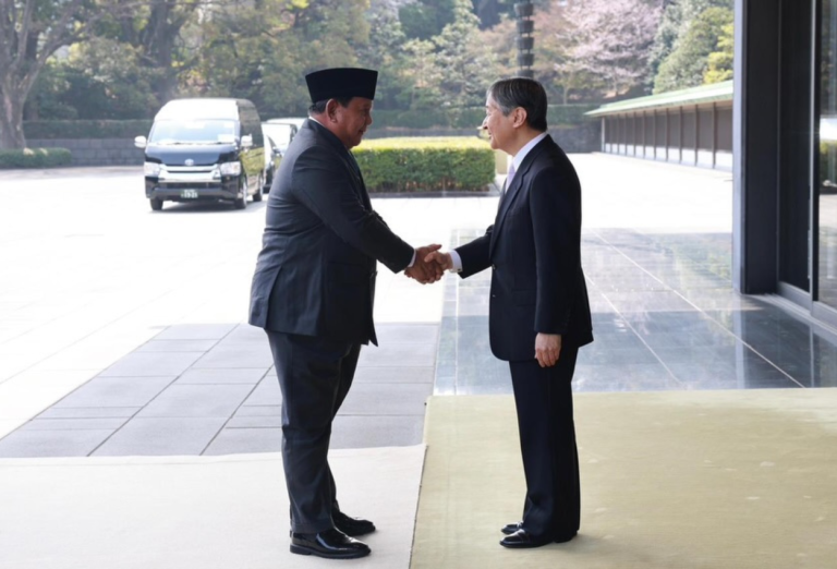 Prabowo dan Kaisar Naruhito Gelar Pertemuan di Istana Kekaisaran Jepang