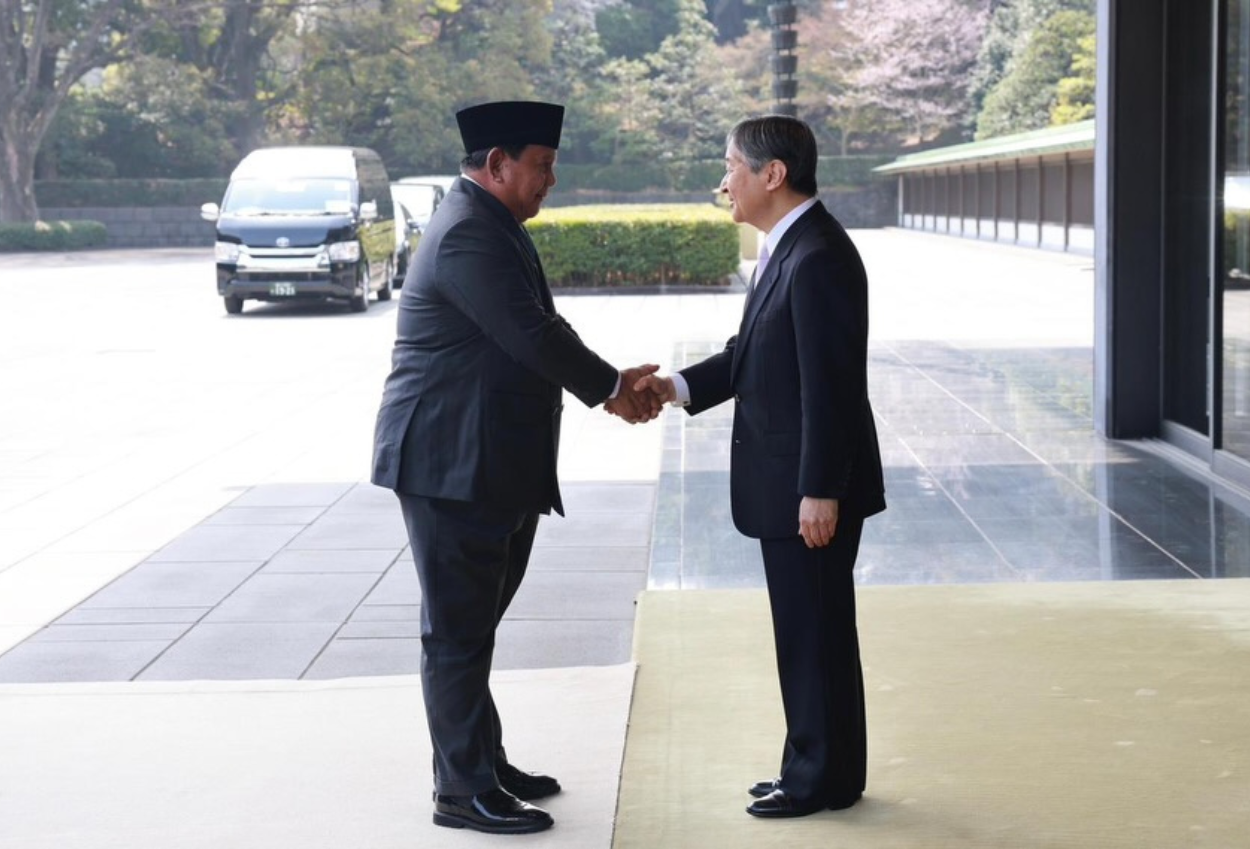 Prabowo dan Kaisar Naruhito Gelar Pertemuan di Istana Kekaisaran Jepang