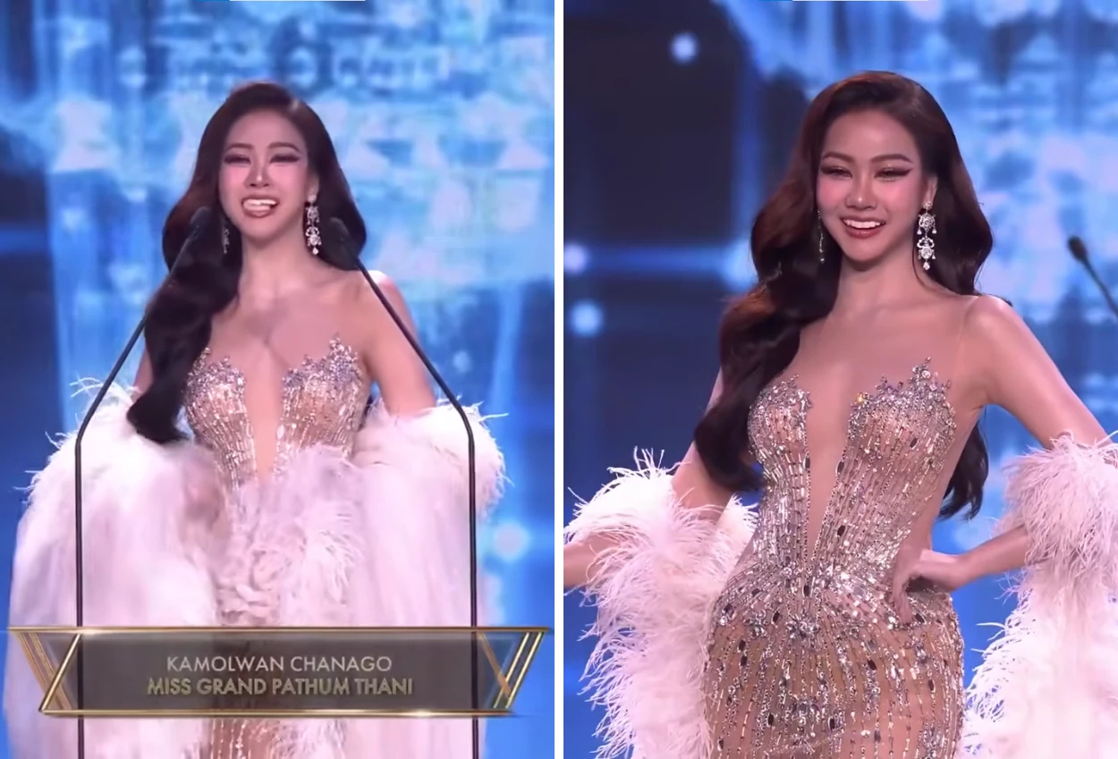 Veneer Gigi Kontestan Miss Grand Thailand 2026 Lepas saat Tampil di Atas Panggung