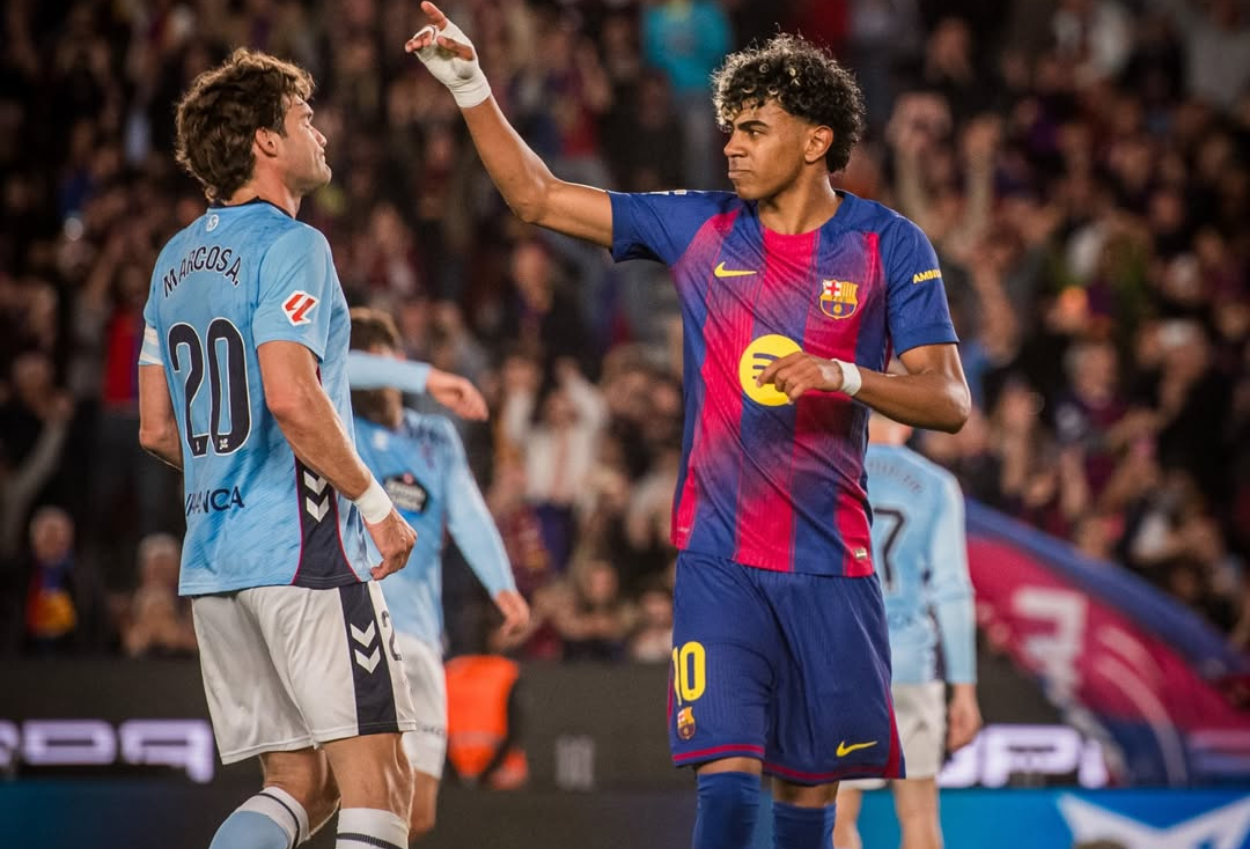 Barcelona vs Celta 1-0 Gol Penalti Lamine Yamal jadi Penentu Kemenangan Blaugrana