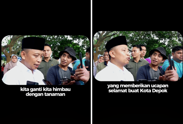 HUT Depok, Wawalkot Ajak Ganti Karangan Bunga dengan Penanaman Pohon