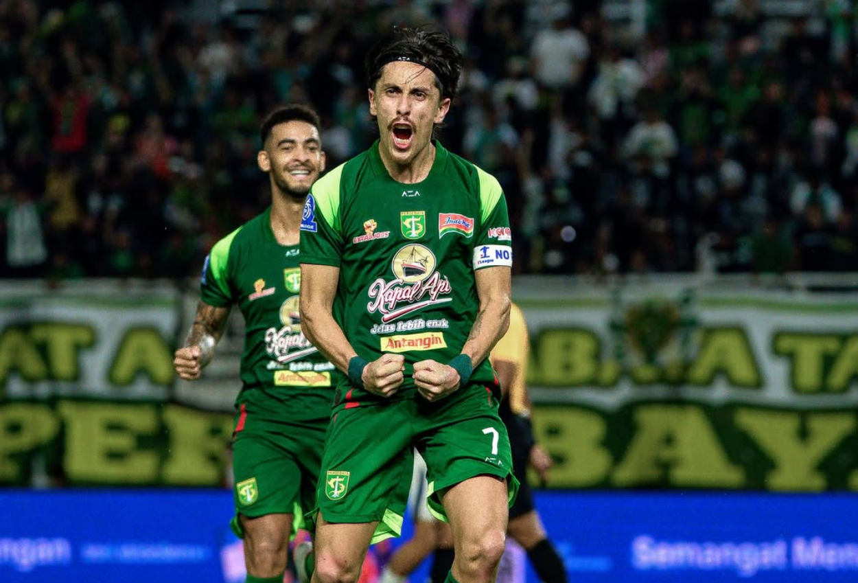 Hasil Persebaya vs Persita 1-0 Gol Semata Wayang Rivera Antar Bajul Ijo Tembus 5 Besar