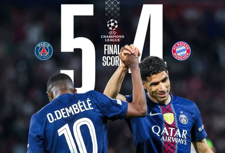 PSG vs Bayer 5-4 Laga Sengit 9 Gol, PSG Selangkah Menuju Final Liga Champions 2025:2026