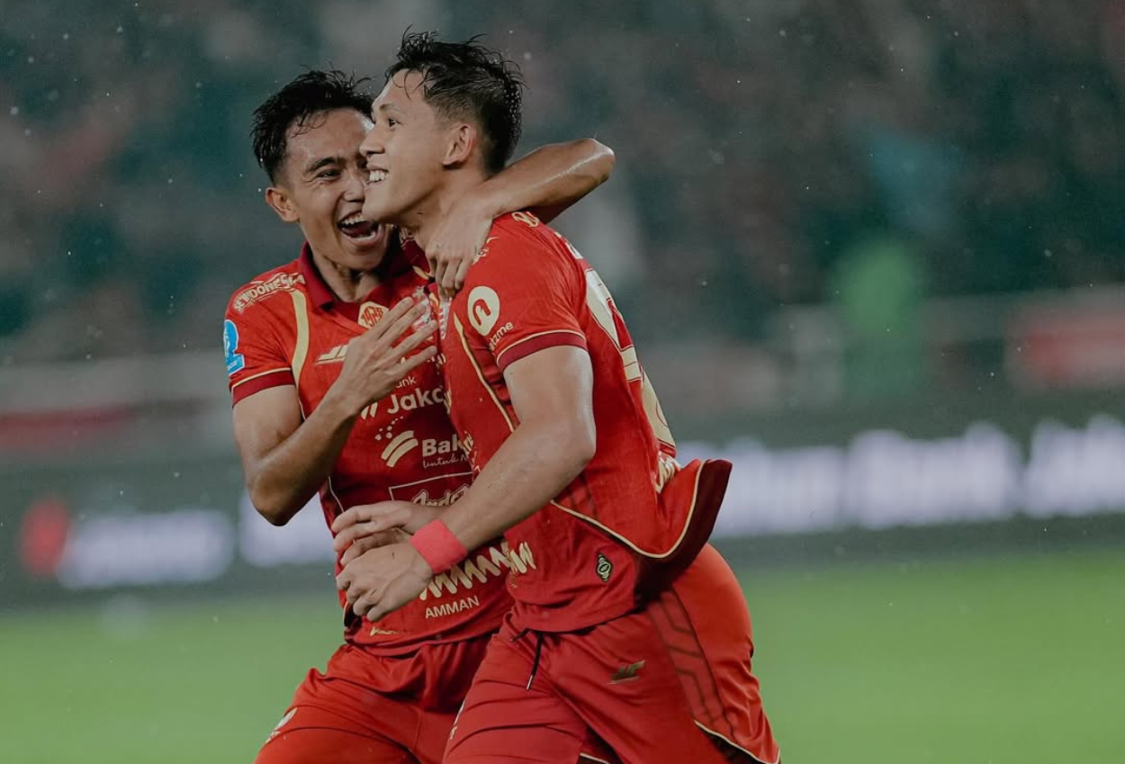 Persija Jakarta vs Persebaya 3-0 Eksel Runtukahu Bersinar, Macan Kemayoran Pesta di GBK