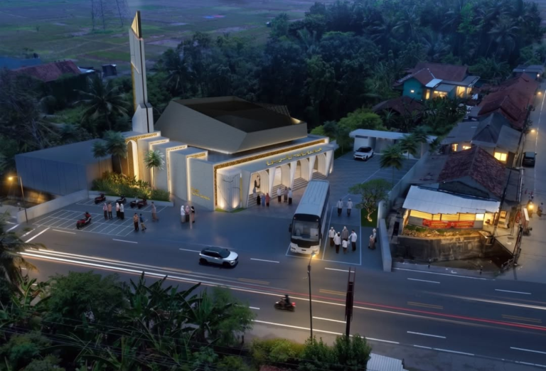 Viral! Pengusaha Rokok Dirikan Masjid di Lokasi Kecelakaan yang Renggut Nyawa Istrinya